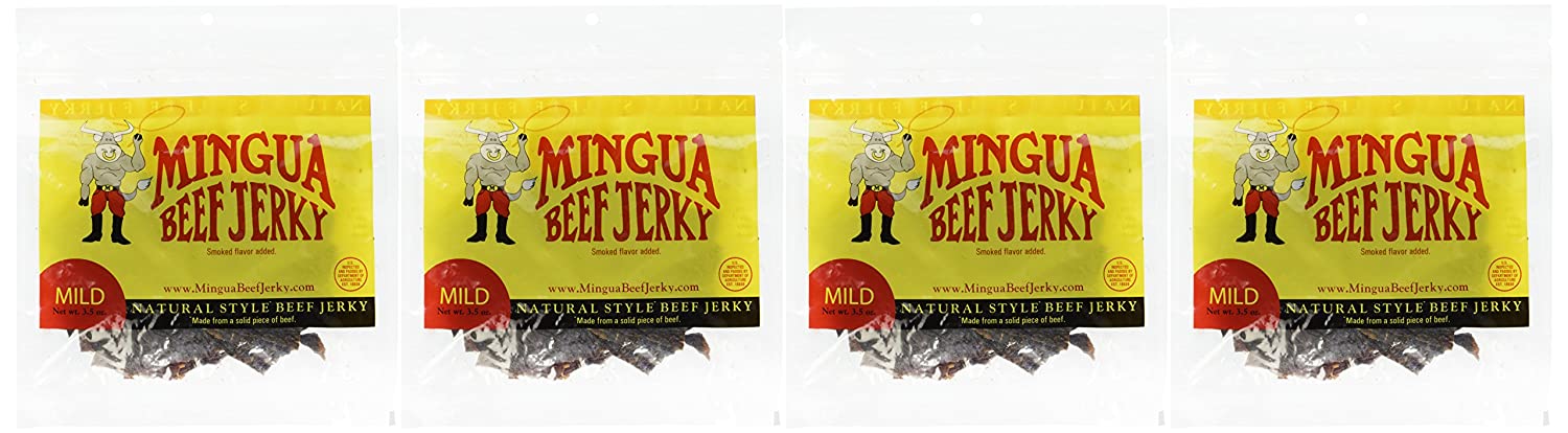 Mingua Jerky MILD 3.5 oz Single Bag