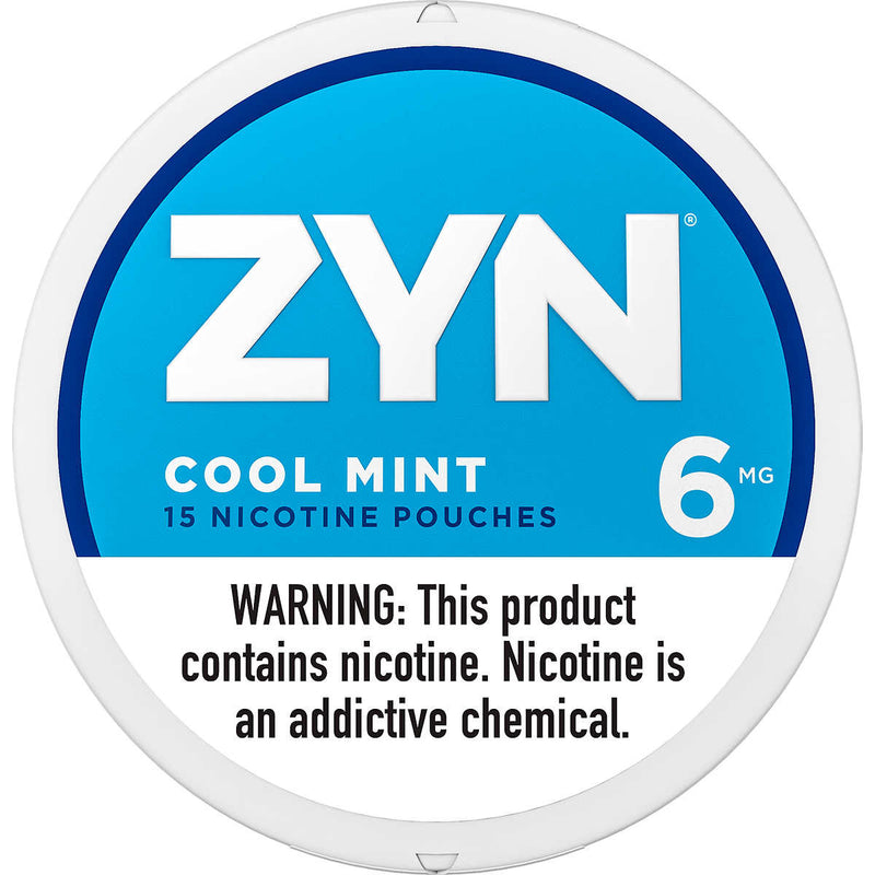 ZYN Cool Mint Nicotine Pouches 6mg (Pack of 5)