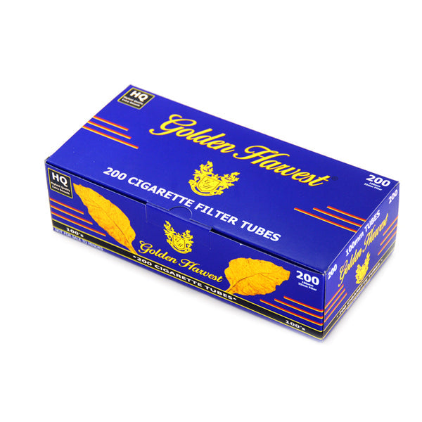Golden Harest BLUE 100mm Cigarette Tubes 200 Count Per Box
