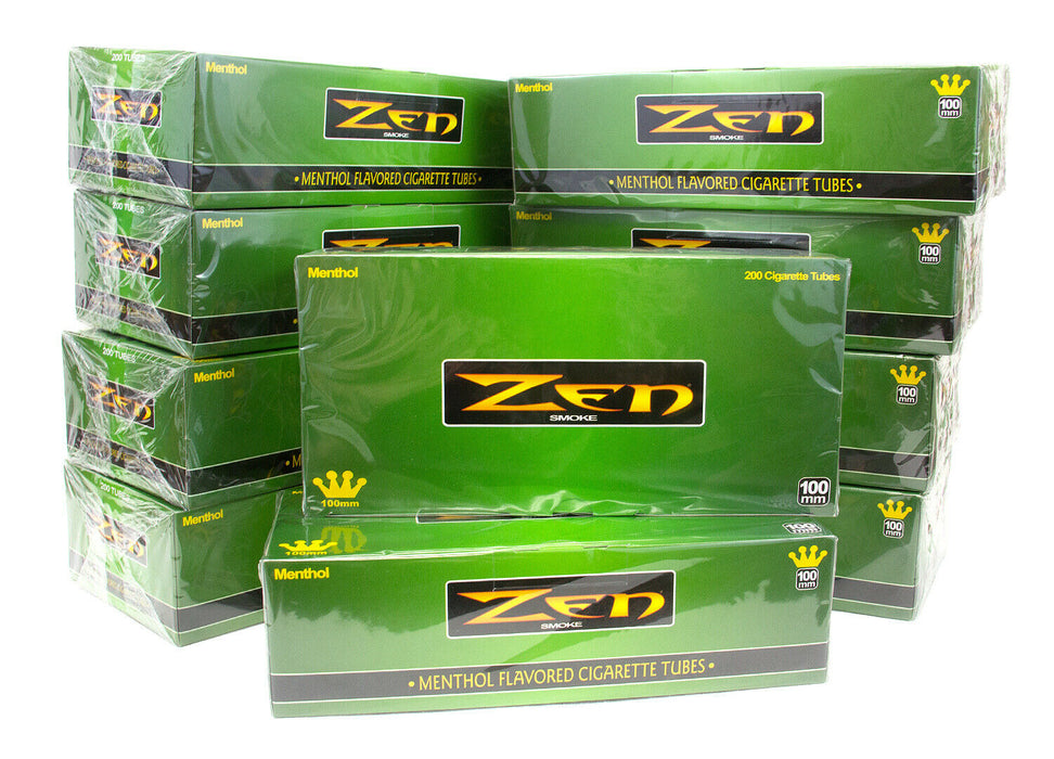Zen Tubes Menthol 100mm (Pack of 200)