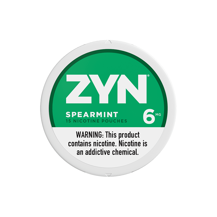 ZYN Spearmint Nicotine Pouches 6mg (Pack of 5)