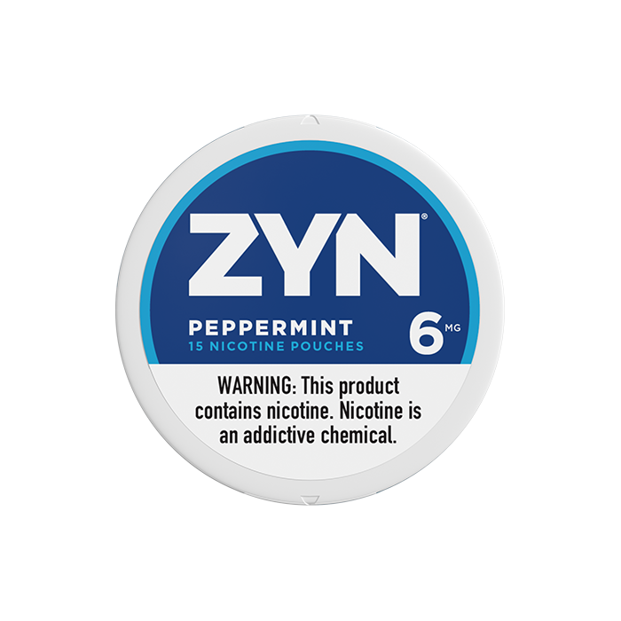 ZYN Peppermint Nicotine Pouches 6mg (Pack of 5)